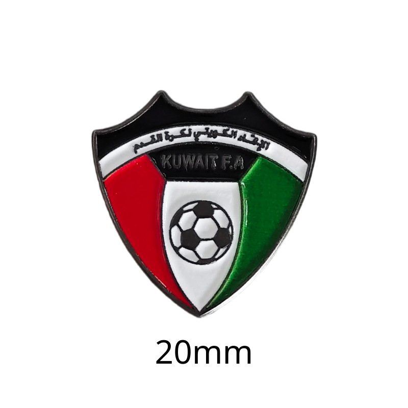 Insignias metálicas transfronterizas, pegatinas para teléfonos móviles, broches, Copa Mundial, Liga de Campeones, club de fútbol, insignias del Real Madrid, insignias del Liverpool al por mayor