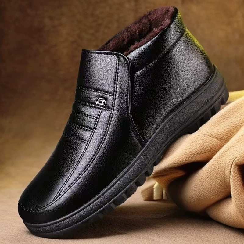 Плюшевая толстая хлопчатобумажная обувь зимняя мужская обувь мужская обувь классическая