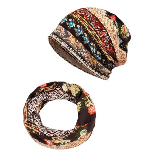 Spring and Summer Lightweight Elastic Cotton Printed Pattern Outdoor Cycling Shopping Versatile Dual-Use Neck Gaiter Headband Foreign Trade