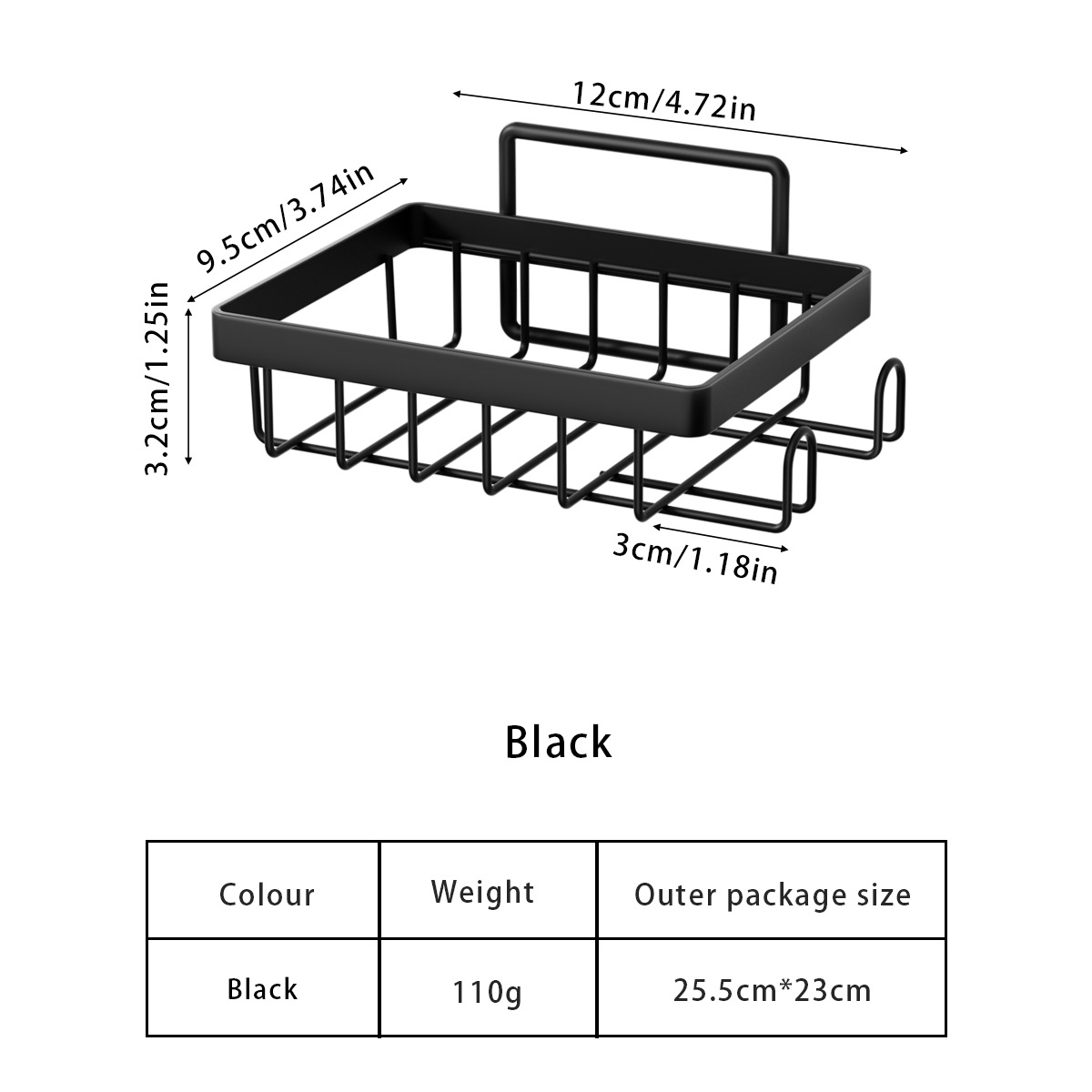 Jabonera de Acero Inoxidable, Estante de Almacenamiento para Baño, Jabonera de Doble Capa con Drenaje, Organizador con Diseño de Drenaje
