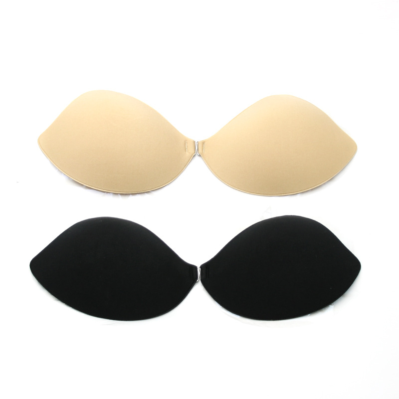 无肩带光面内衣女聚拢上托加厚小胸无带裹胸婚纱薄款透气隐形文胸