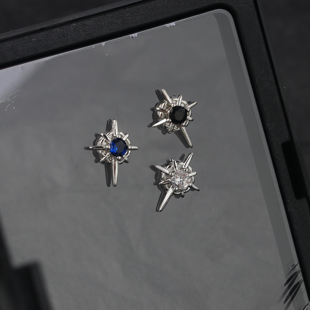 Polaris Magnetic Ear Clip Men's Trendyy Versatile High-End Pierced Earrings Niche Stylish Handsome Ear Bone Nails for Men