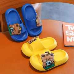 Children's cool sandals cute cartoon rabbit for middle-aged children soft bottom home baby anti-slip indoor boy sandals wholesale