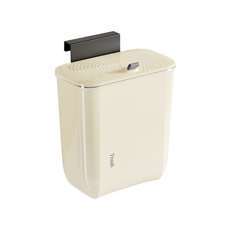 Papelera de cocina con tapa, sala de estar, dormitorio, baño, basura Lou, inodoro grande, bote de basura montado en la pared