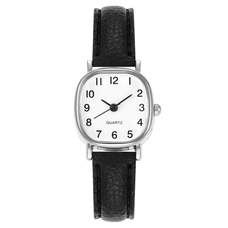 Cross-border Square Watches Manufacturer Simple Personality Retro Student Ladies Quartz Leather Strap Women's Watches Women's Wholesale