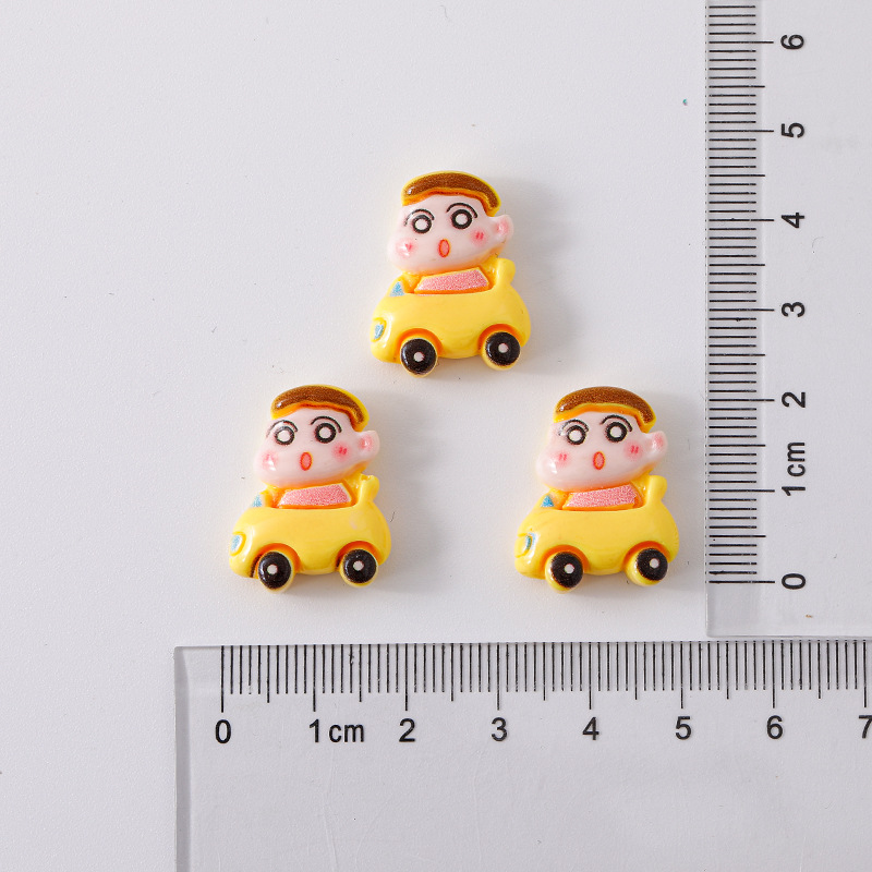 Estrella de dibujos animados DIY crema pegamento accesorios de resina teléfono móvil Shell material hecho a mano horquilla joyería de resina al por mayor