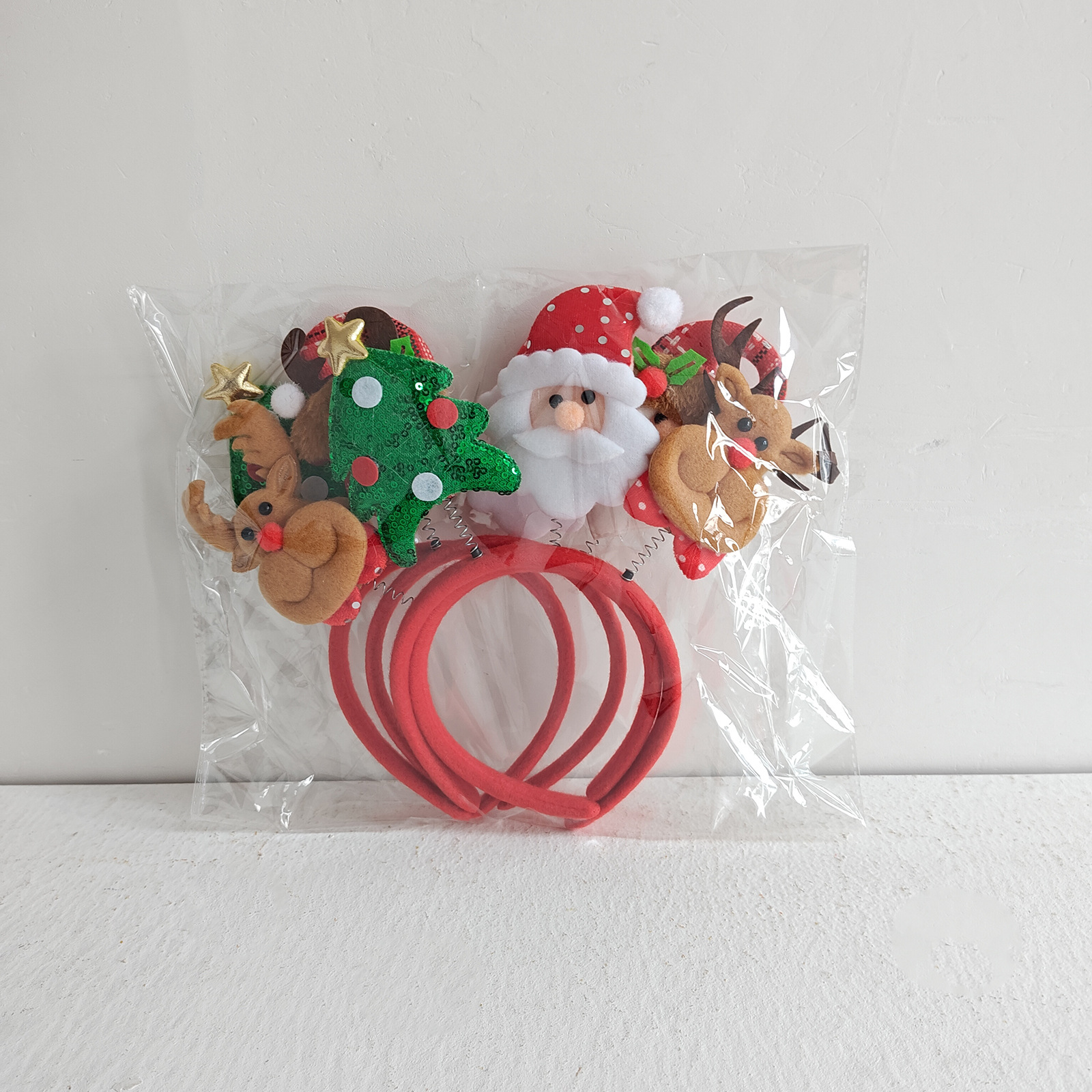 Set cerchietti di natale per feste con fermagli per capelli_voghion.com