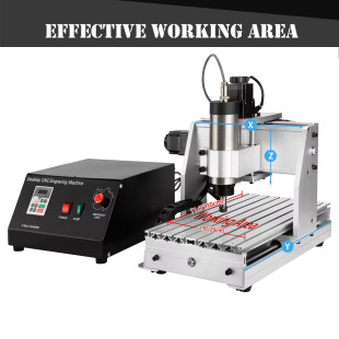 3020 3 Axis 4 Axis 300W 800W 1500W Mach3 300X200Mm Wood Engraving Machine
