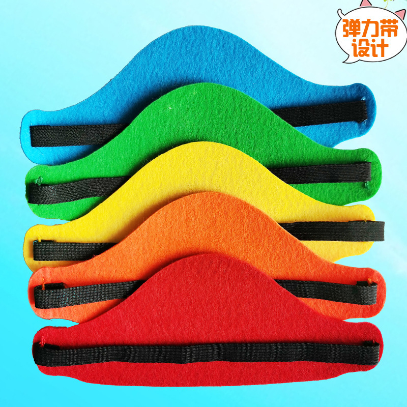Children's handmade diy headband cartoon short head cover kindergarten educational hands-on area non-woven headdress performance material Children's handmade diy headband cartoon short head cover kindergarten educational hands-on area non-woven headdress performance material