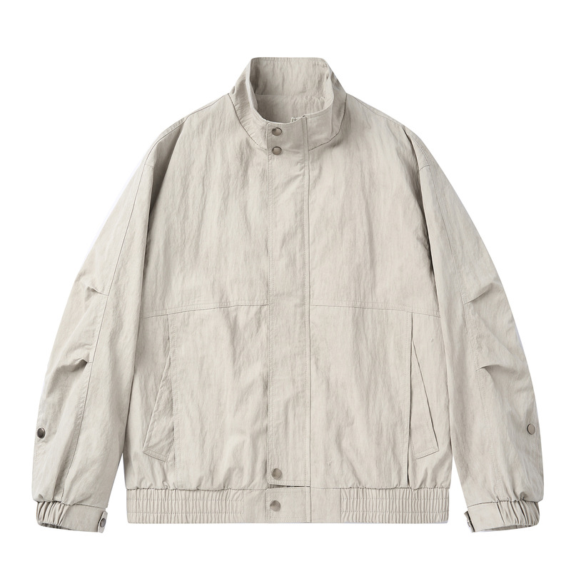 2026 Spring New Japanese Retro Harrington Workwear Jacket Unisex Loose Casual Stand Collar Trendy Coat