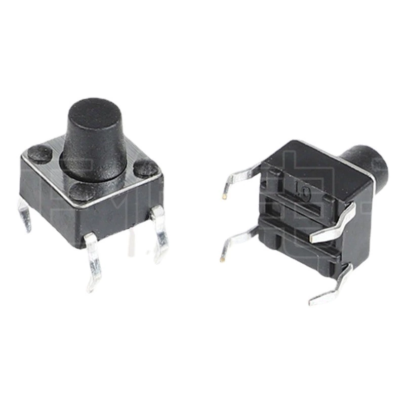 Тактовый переключатель различных типов, устойчивый к высоким температурам тактовый переключатель 6*612*124*4, микропереключатель, кнопочный переключатель небольшой бытовой техники