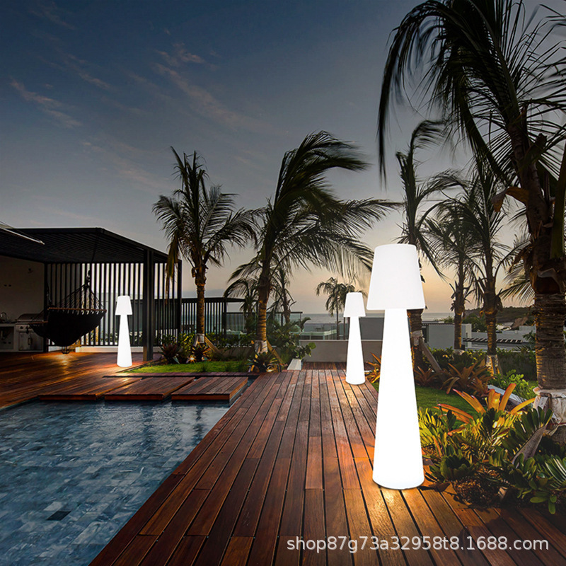 Outdoor Waterproof Floor Lamp, Living Room, Bedroom, Courtyard Lamp, Street Lamp, Garden Landscape Lighting, Hotel and B&B Decoration