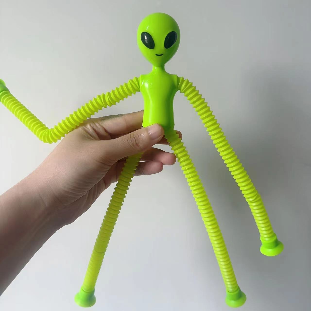Tubo pop nueva variedad de dibujos animados alienígena telescópica juguete divertido rompecabezas exótico descompresión tubo estiramiento