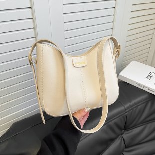 2024 Autumn/Winter Versatile Women's Fashionable Solid Color Textured Underarm Shoulder Bag, Super Stylish Foreign Trade_voghion.com