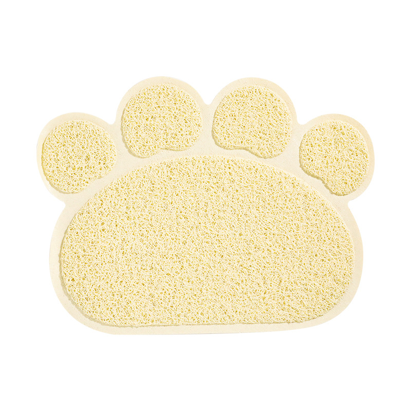 En stock al por mayor pipetao PET placemat Amazon PVC pata en forma de doble capa impermeable gato arena estera