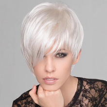 õ����ŷ���ٷ�Ů ����ɫ��ֱ�� ������������ Pixie cut wigs