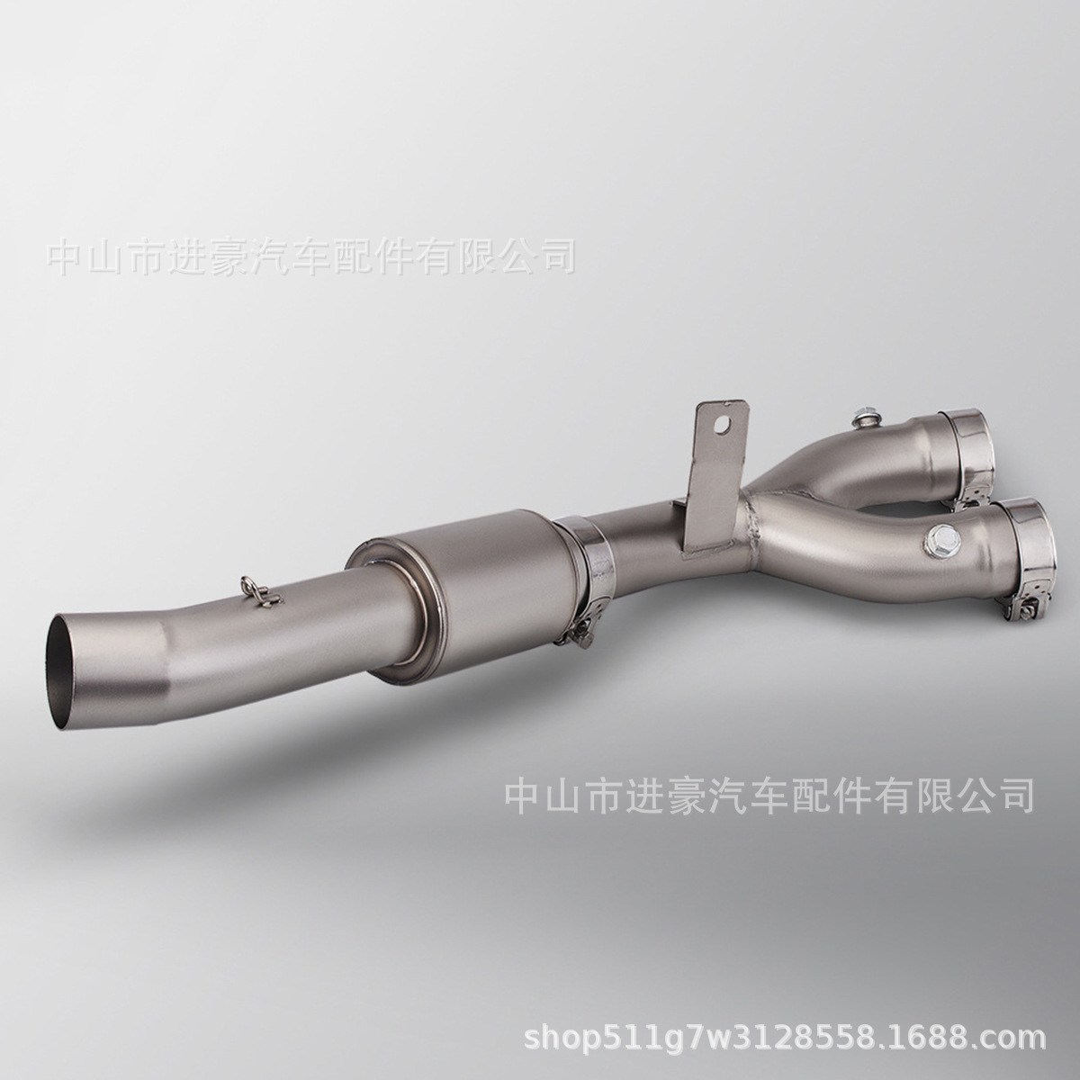 Motorcycle Modified Yamaha R1 Mid-Section 15-21/Separate Type - with Back Pressure Drum, Stainless Steel, Factory Direct Sale