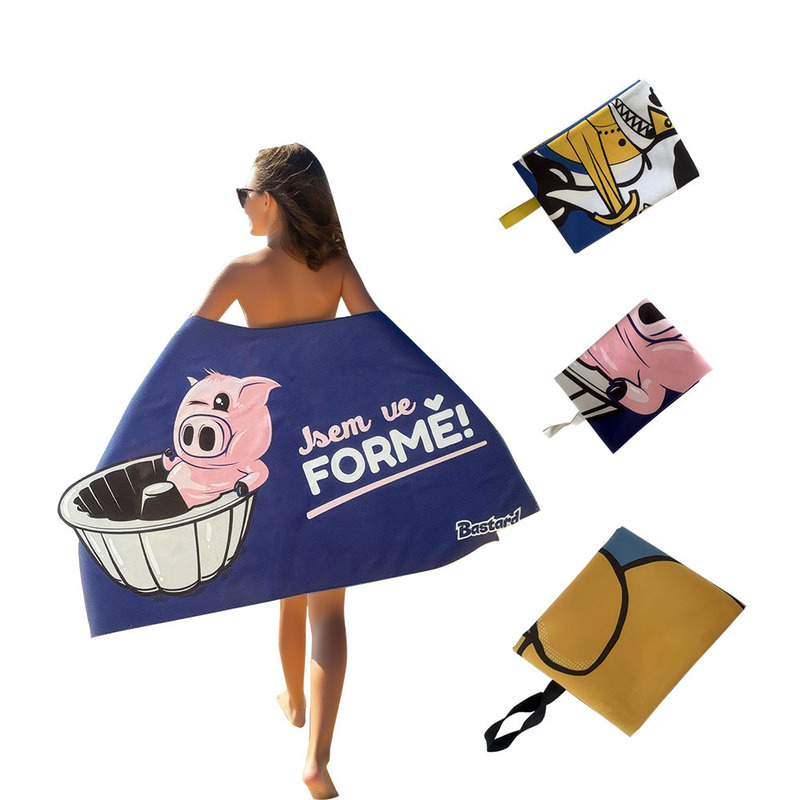 Quick-Drying Bath Towel Women's Swimming Towel Seaside Sun Protection Beach Fitness Sports Absorbent Towel Portable Hot Spring Bathrobe Wholesale