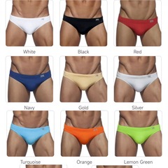 New style underwear, fashionable, sporty and sexy, ultra-fine nylon men's U convex triangle AD, same style hot spring swimming trunks, foreign trade batch
