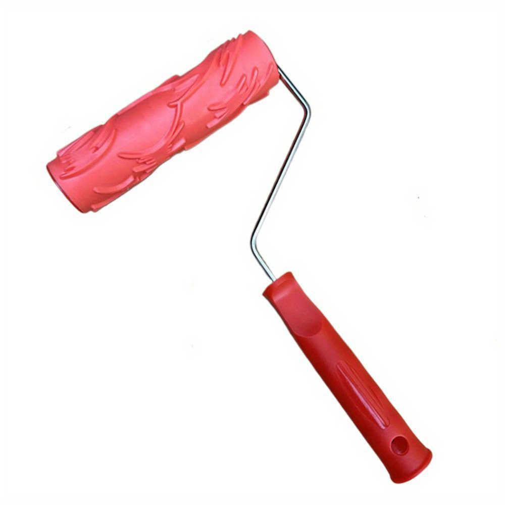 Pintura de vetas de madera Pintura de arte de impresión Pintura de madera Textura de pintura Herramienta de rallado Simulación de goma Cepillo de rodillo de vetas de madera