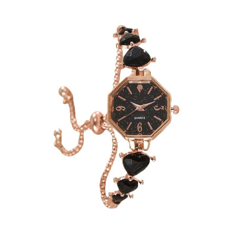 Nuevos productos de comercio exterior, relojes de mujer, relojes de pulsera, Douyin Live, lujo ligero, temperamento de moda, hada pequeña, reloj de cuarzo extraíble, mujer