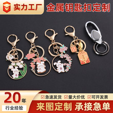 金属钥匙扣定制烤漆珐琅城市文创旅游热门景点纪念品钥匙挂饰定做