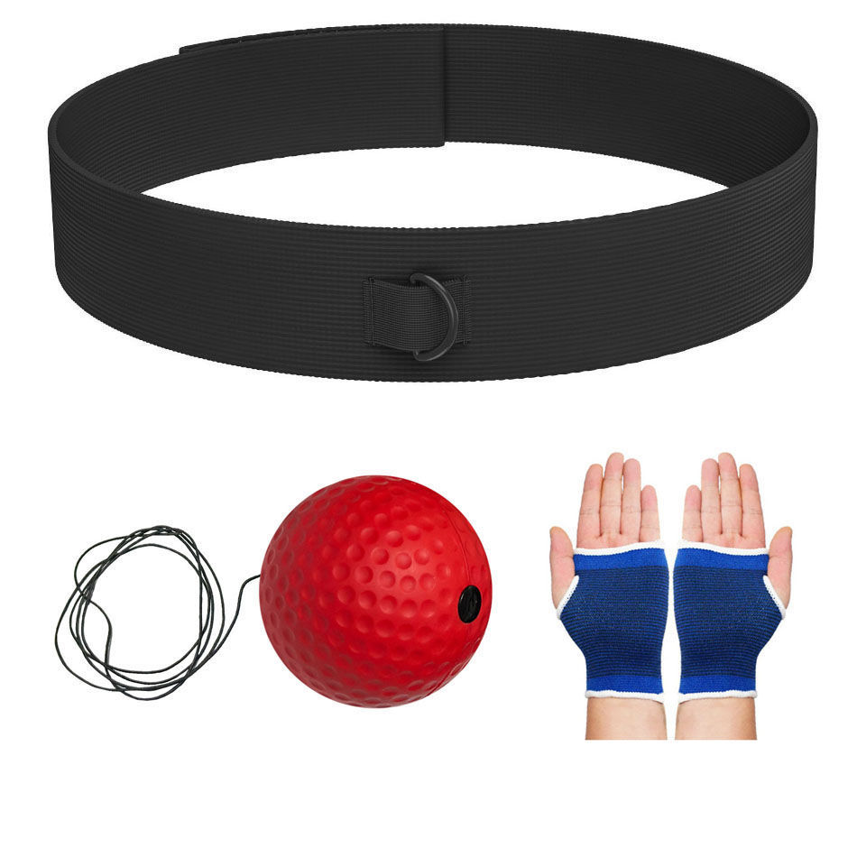 Boxeo de reacción montado en la cabeza bolas de entretenimiento de descompresión para niños bolas de velocidad mágica entrenador de boxeo de ojos para adultos