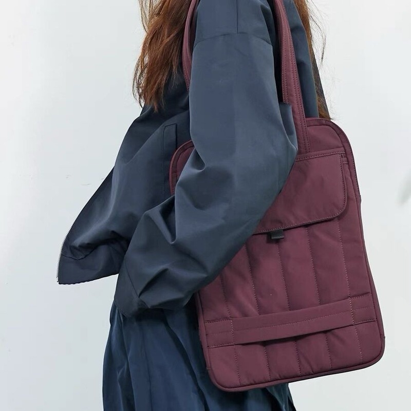 Original design multi-purpose tote bag, simple commuter iPad protective bag, laptop bag, red K3