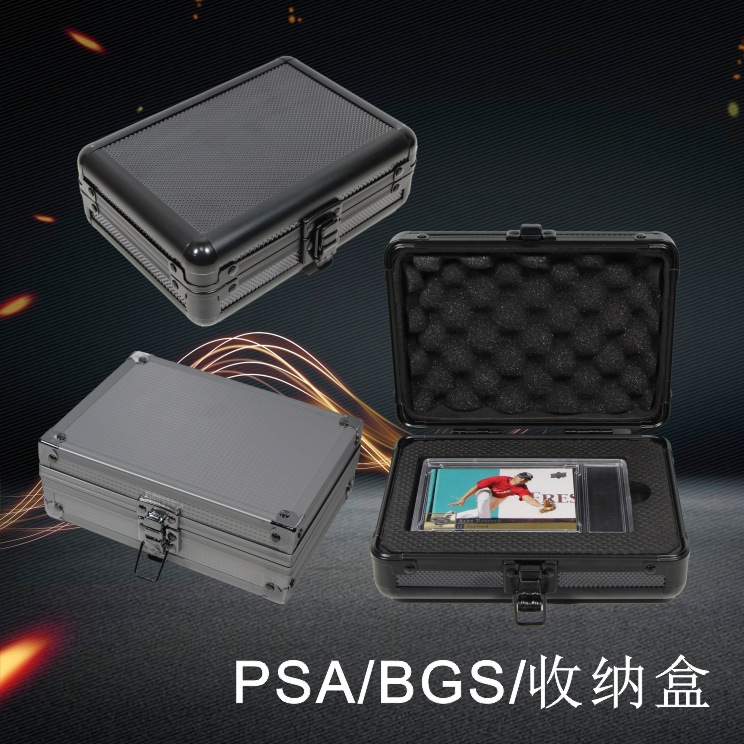 Caja para tarjetas en stock, caja de almacenamiento para tarjetas tipo brick, caja de colección para tarjetas con clasificación PSA BGS, caja de almacenamiento de aleación de aluminio.