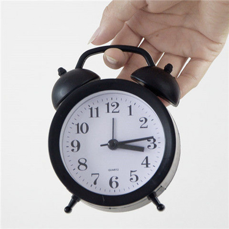 Alarm clock for students and children wake-up artifact bedside alarm for boys and girls new portable horseshoe watch old-fashioned small alarm clock