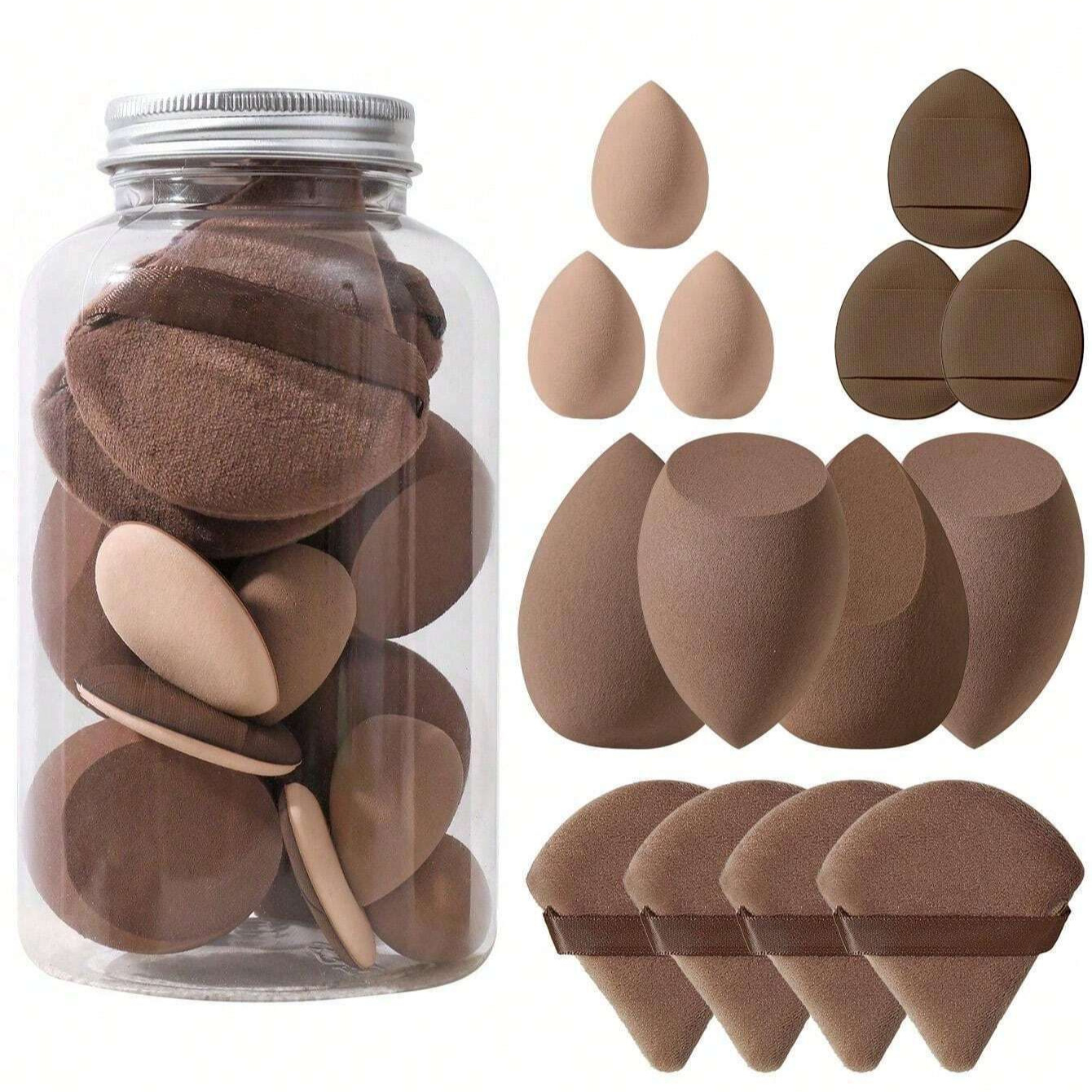 Conjunto de huevos de maquillaje transfronterizo botella flotante polvo herramientas de maquillaje al por mayor combinación de huevos de maquillaje combinación de huevos de maquillaje