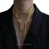 Universal advanced necklace, men's brand hair accessory, chain for key bag , Amazon, high-quality style