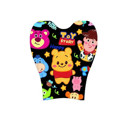 Electric vehicle foot mat Electric Vehicle Foot Mat Sunny - emma-sunny-day-w193-black-cartoon-bear