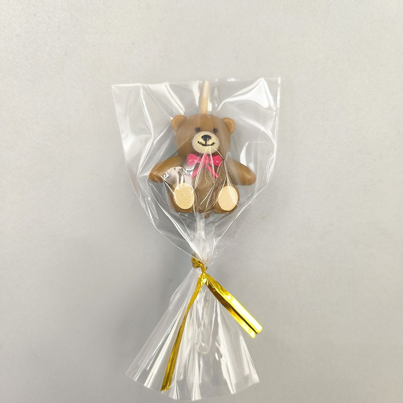 Cartoon Creative Wholesale Teddy Bear Birthday Candle Cute Cubs Children Birthday Party Cake Decorative Candle