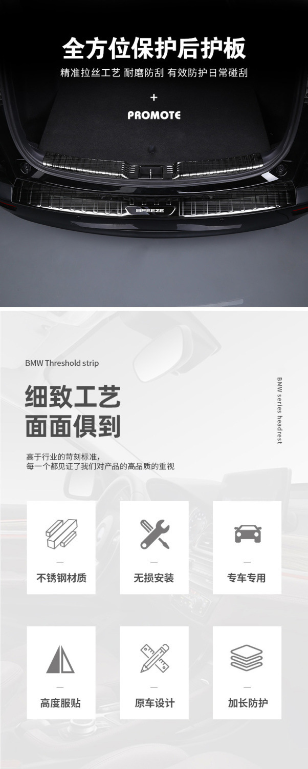 Suitable for Honda crv Door Sill Strip Stainless Steel Welcome Pedal Protection Sticker Modified Decorative Trunk Guard Anti-scratch Protection