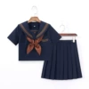 Short-sleeved suit (goldfish knot for free)