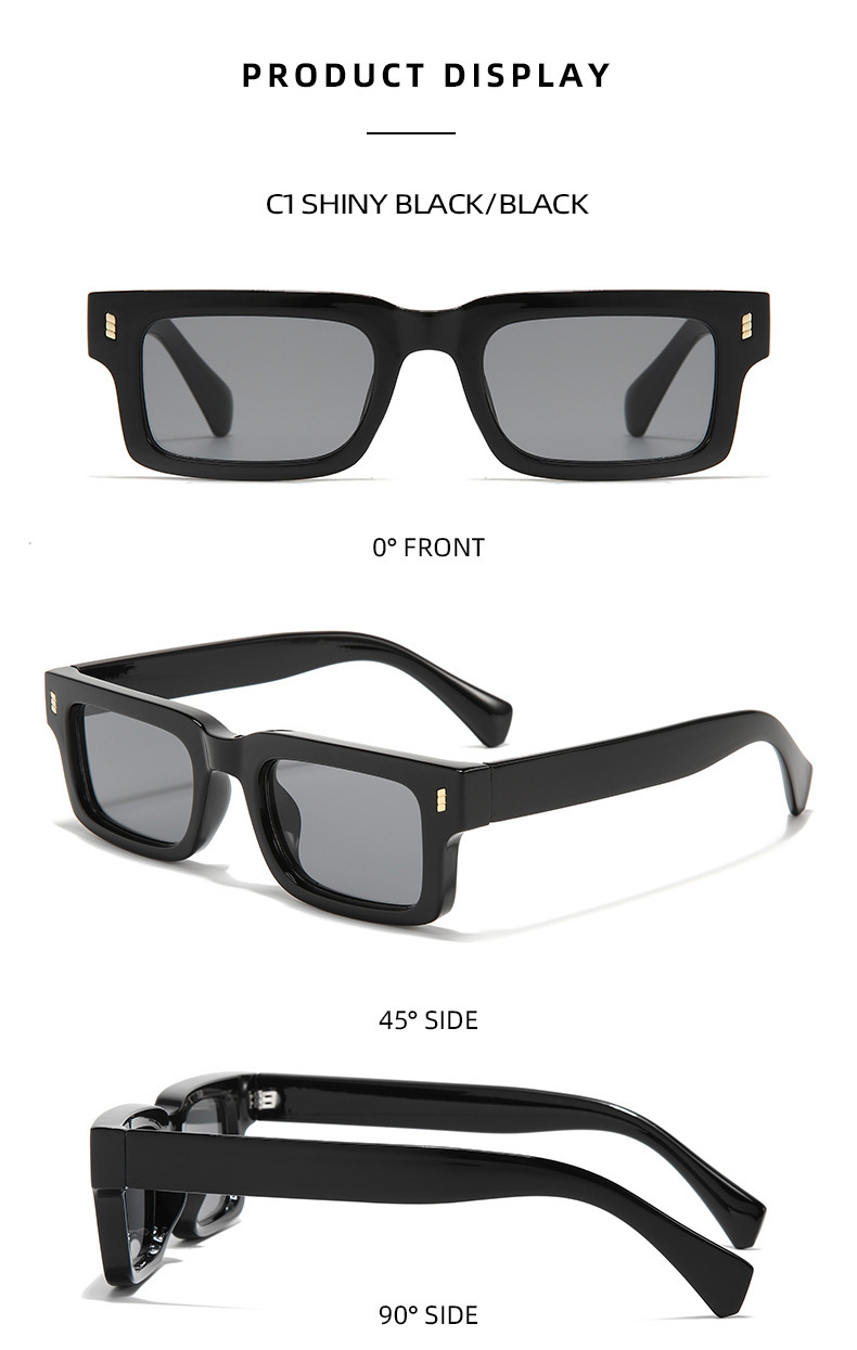2024 spring retro small frame sunglasses European and American trend cross-border square sunglasses anti-ultraviolet foreign trade new_voghion.com