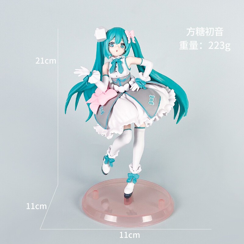 初音未来手办动漫水冰月美少女蕾姆花嫁穹妹二次元公仔模型摆件批|undefined
