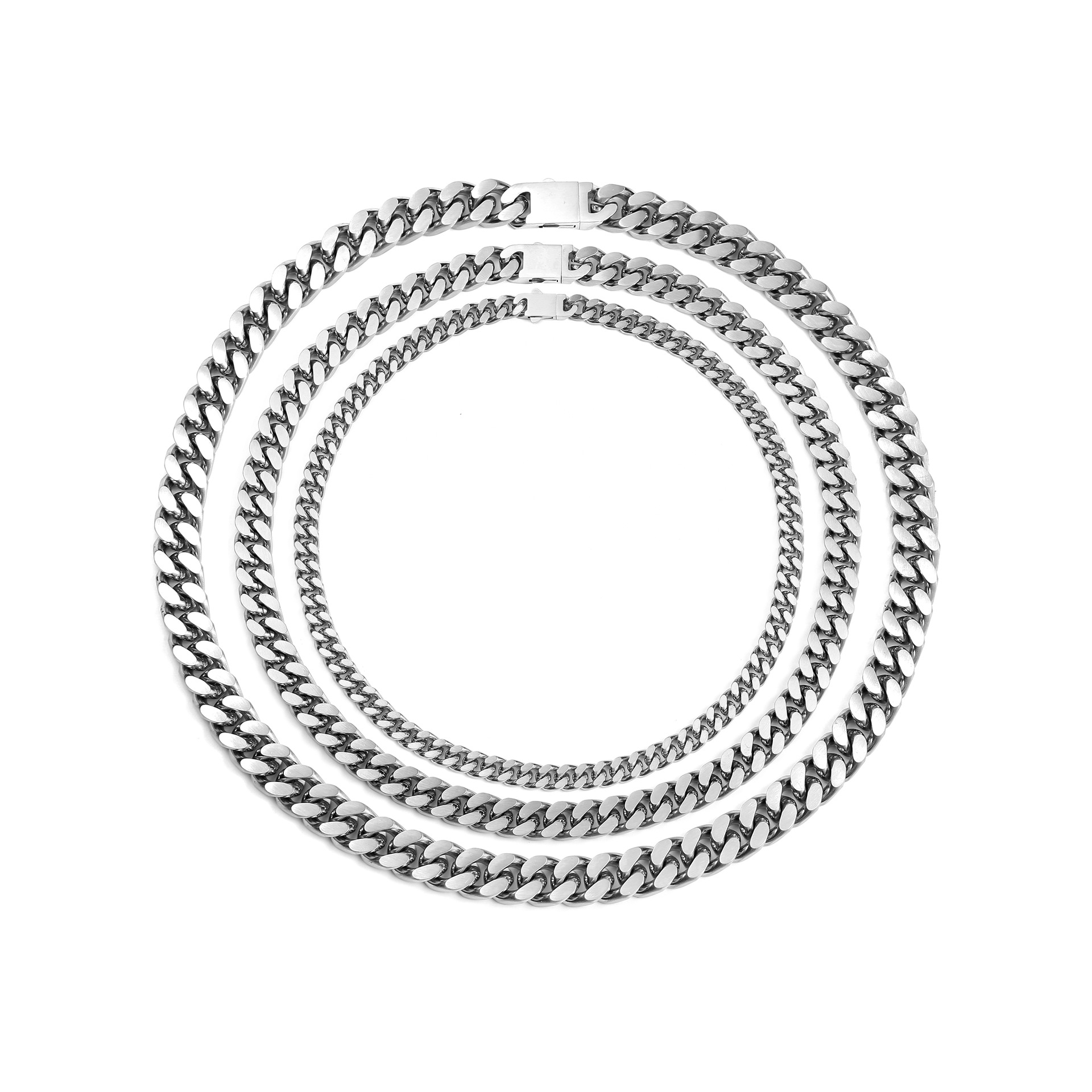 Simple Style Geometric Titanium Steel Polishing Unisex Bracelets 1 Piece