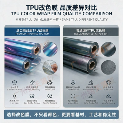 Auto Color Change Film, Factory wholesale colorful car wraps
