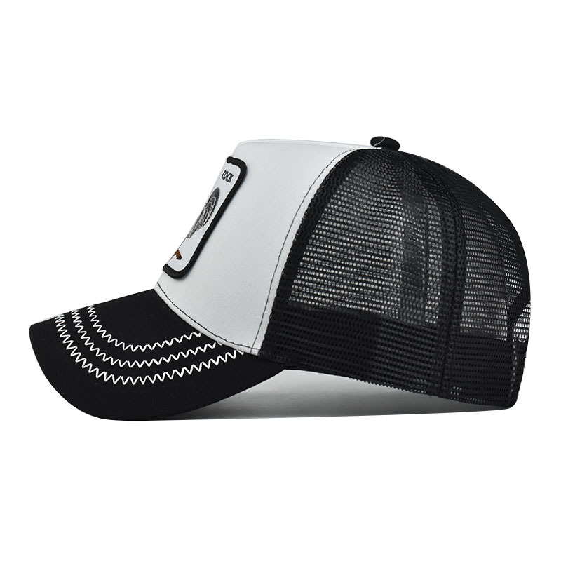 Animal Embroidered Net Hat Men's And Women's Animal Baseball Cap Hip Hop Cap_voghion.com