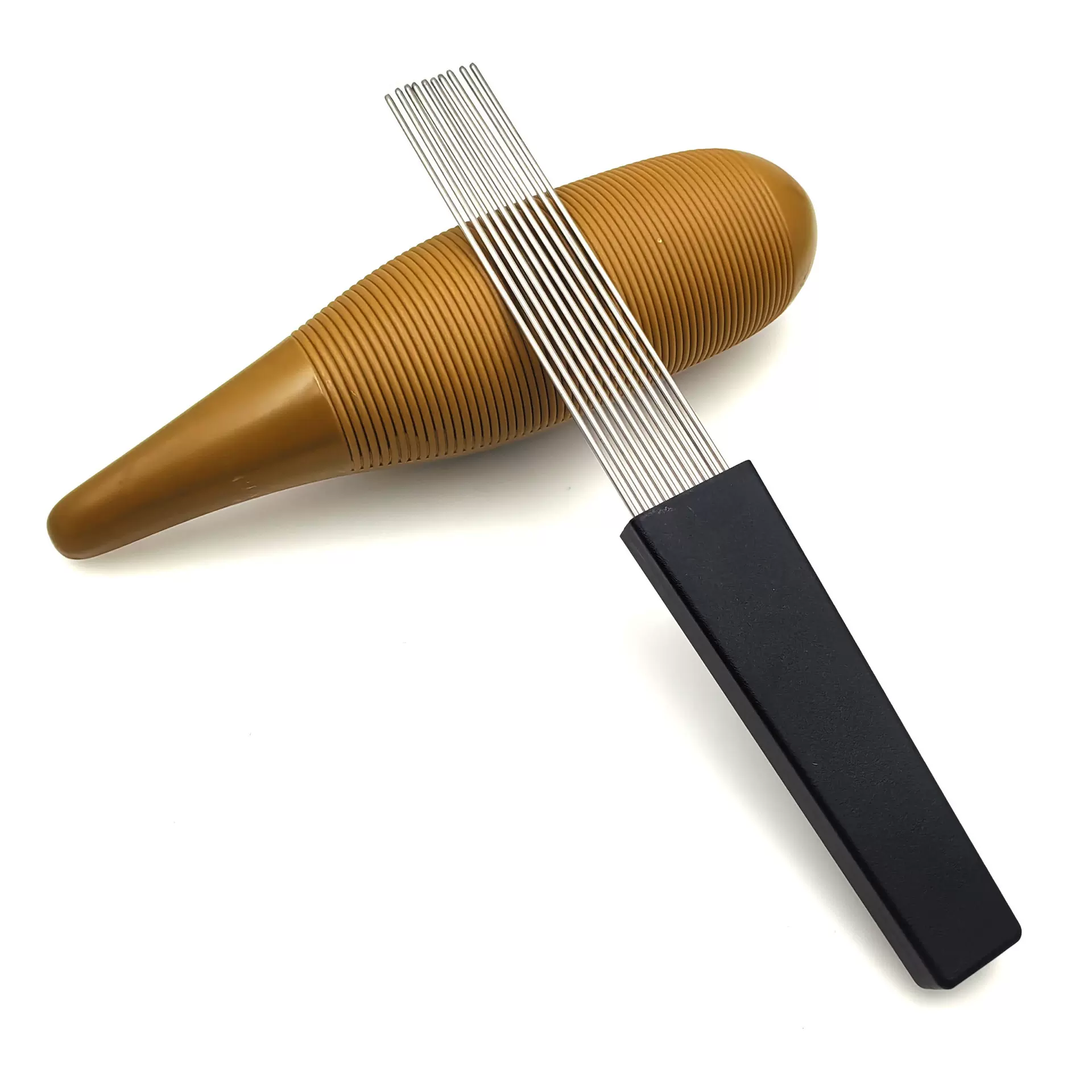 打击乐器刮筒咖啡色塑料鱼蛙乐器伴奏蛙鸣筒儿童益智玩具刮胡批发