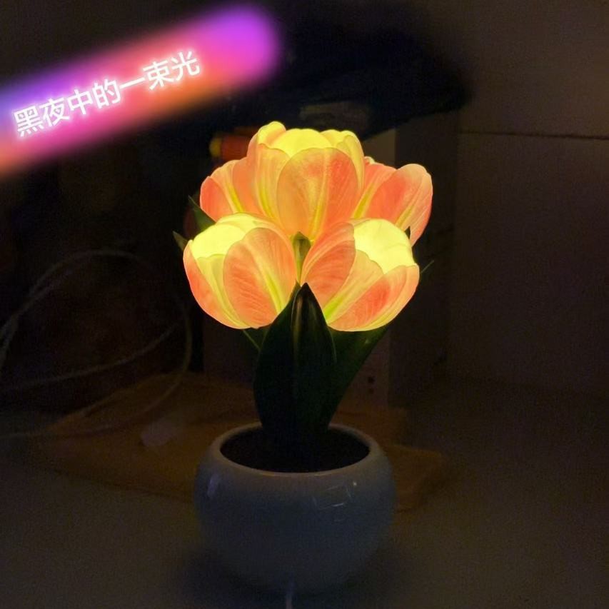 Lámpara Nocturna de Tulipán