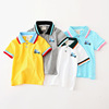 Children's short sleeve T-shirt, summer summer clothing for boys, polo, car, top, 2021 collection, with short sleeve, with embroidery, wholesale