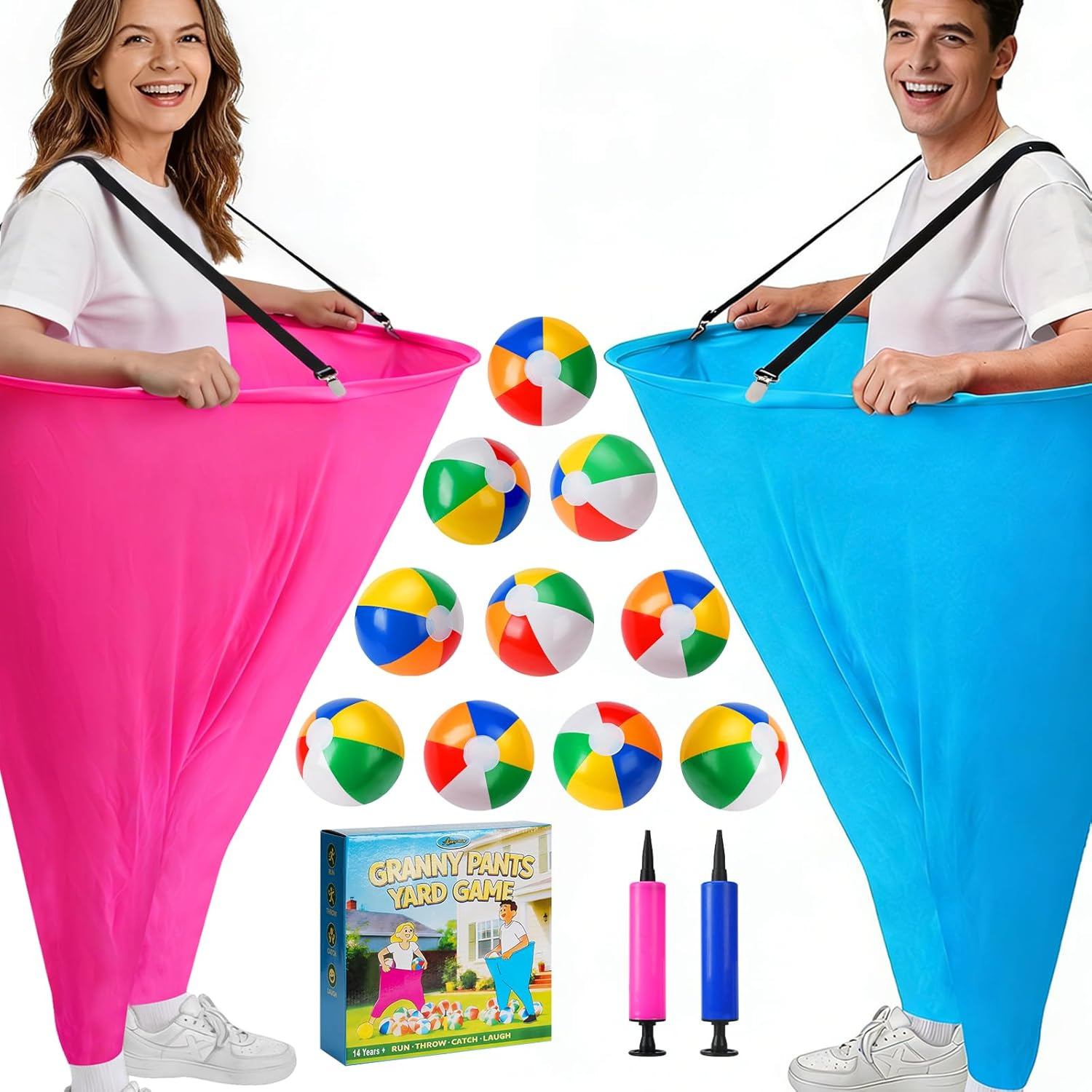 Granny Pants Yard Game奶奶庭院游戏裤子亲子投球游戏户外玩具