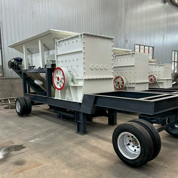 Квадратная дробилка для коробок, мобильная машина для производства песка, крупная дробилка для камня 1213, производственная линия для дробилок