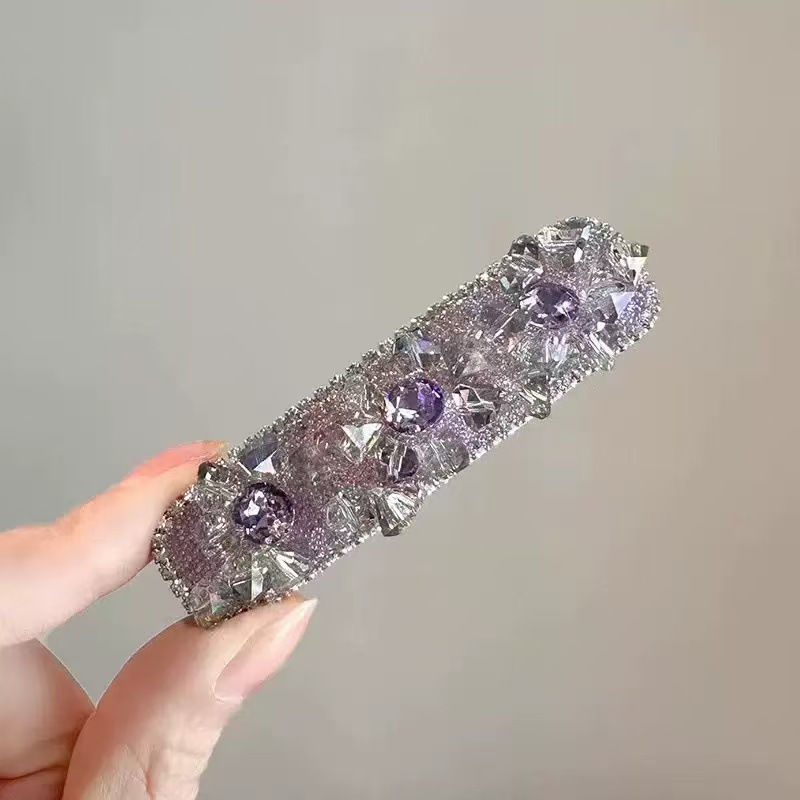 璀璨星河~黑曜石闪钻名族风铃铛流苏发夹女感甜美前额侧边夹包邮|undefined