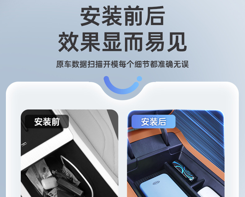Suitable for Chery Tiggo 8 Armrest Box Storage Box 26 Models of Fifth Generation Car Central Control Modified Storage Supplies