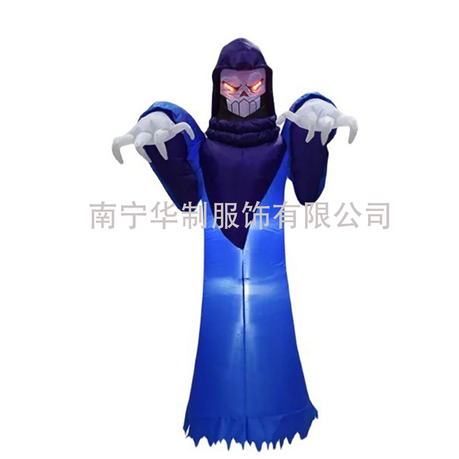 厂家款跨境电商圣节充气幽灵鬼节南瓜骷髅头气幽灵来图打样出货快