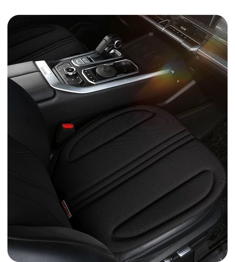 Car Seat Cushion Linen Four Seasons Universal Latex Non-Slip